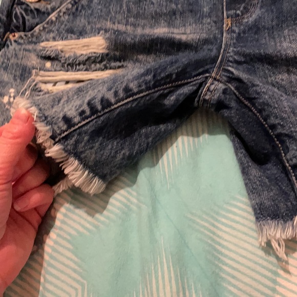 Distresss Garage Short Overalls - Picture 2 of 6